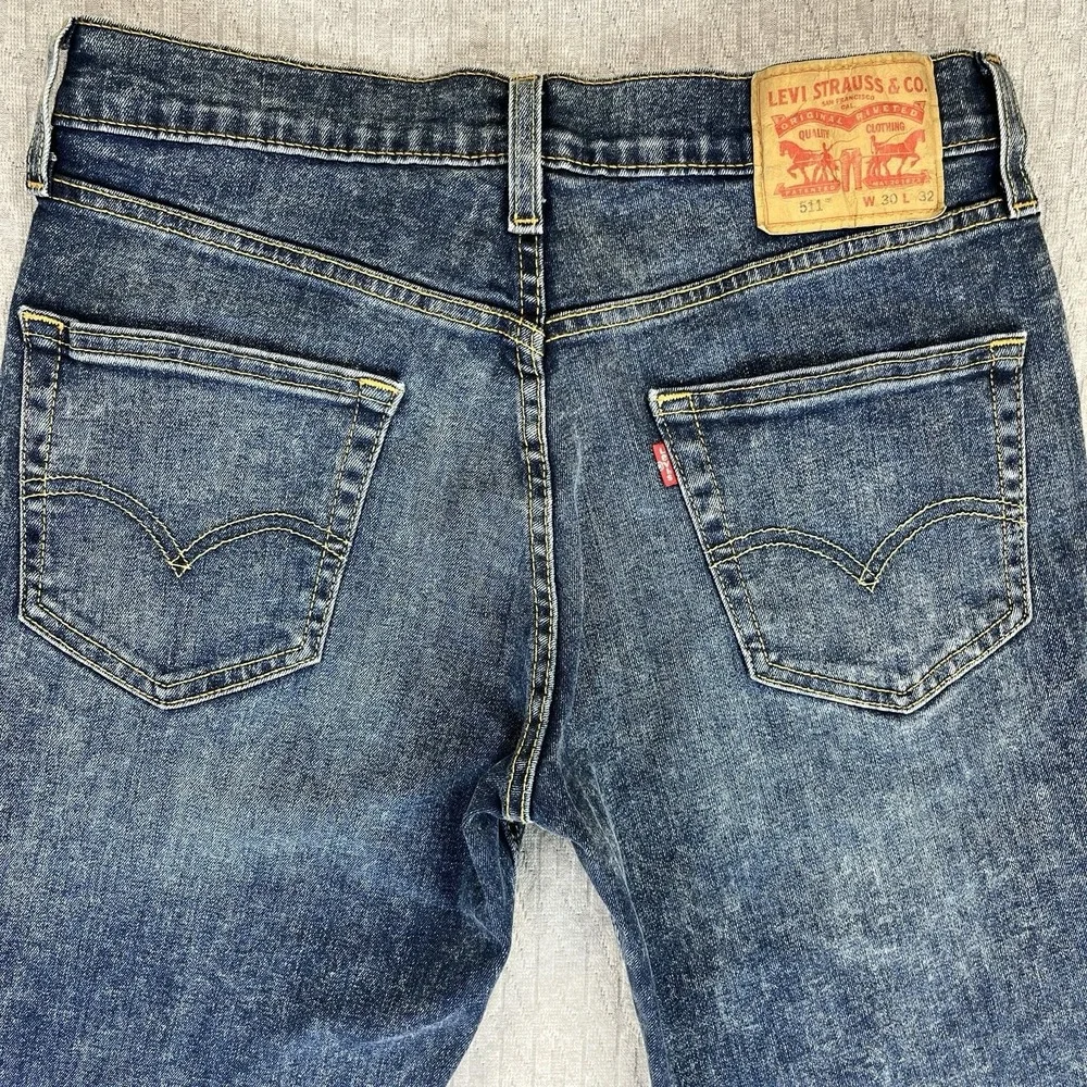 Levi's 511‎ New With Tags blue jeans Mens (30x32)  slim fit original stretch